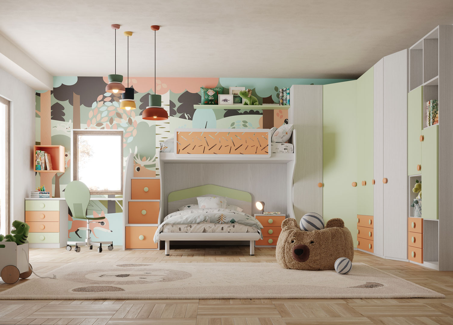 FLY Collection 2023: the new line of kids’ bedrooms bearing the Giessegi label