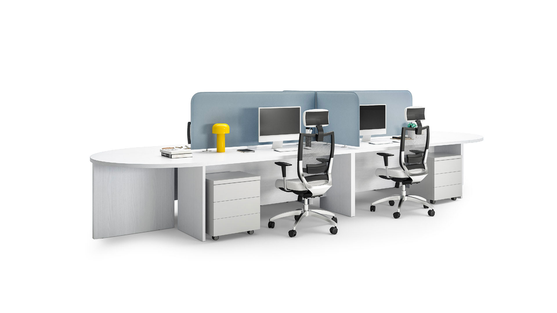 Multi-workstation desk