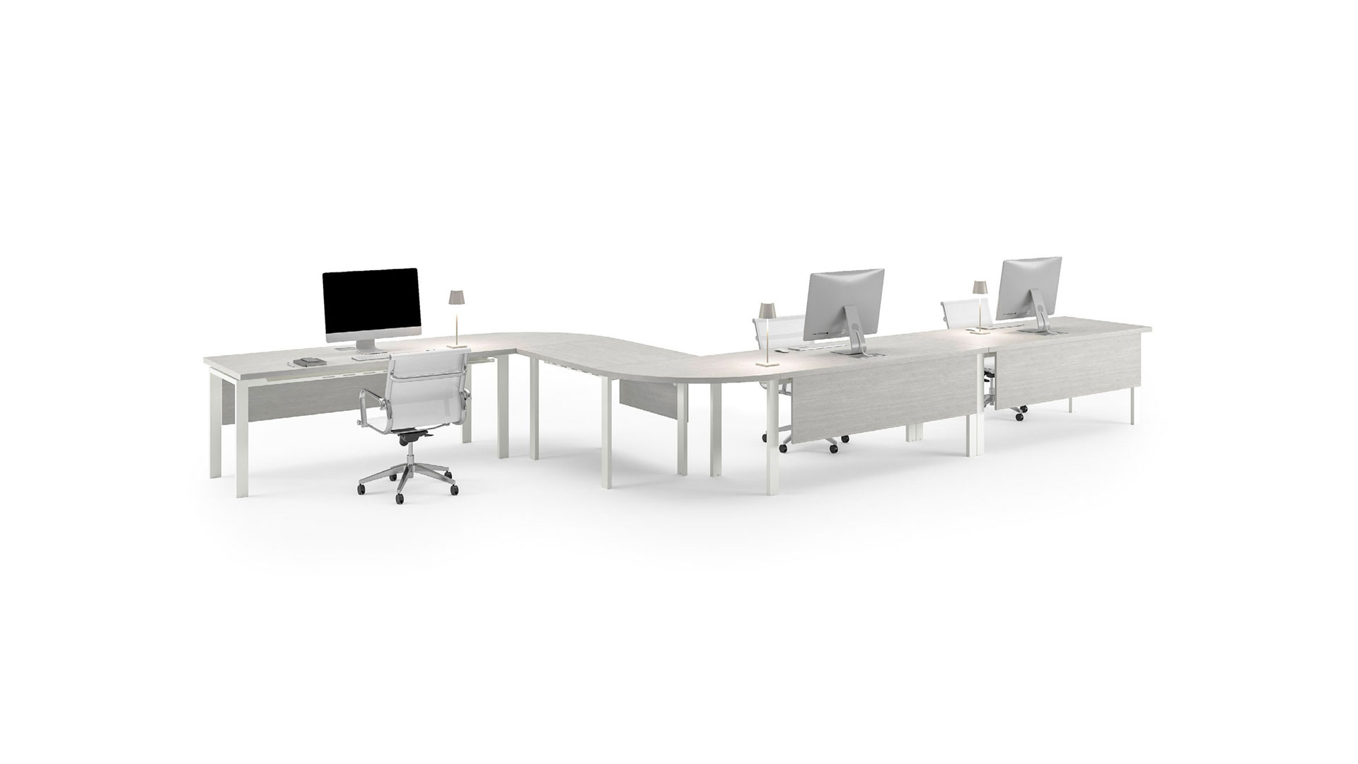 Capri multi-workstation desk